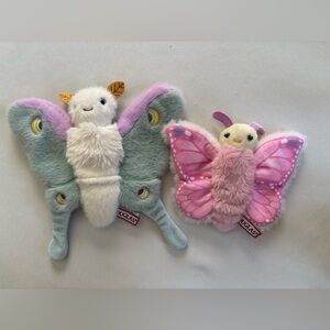 Douglas Plush Butterfly Set - Pink and Gray